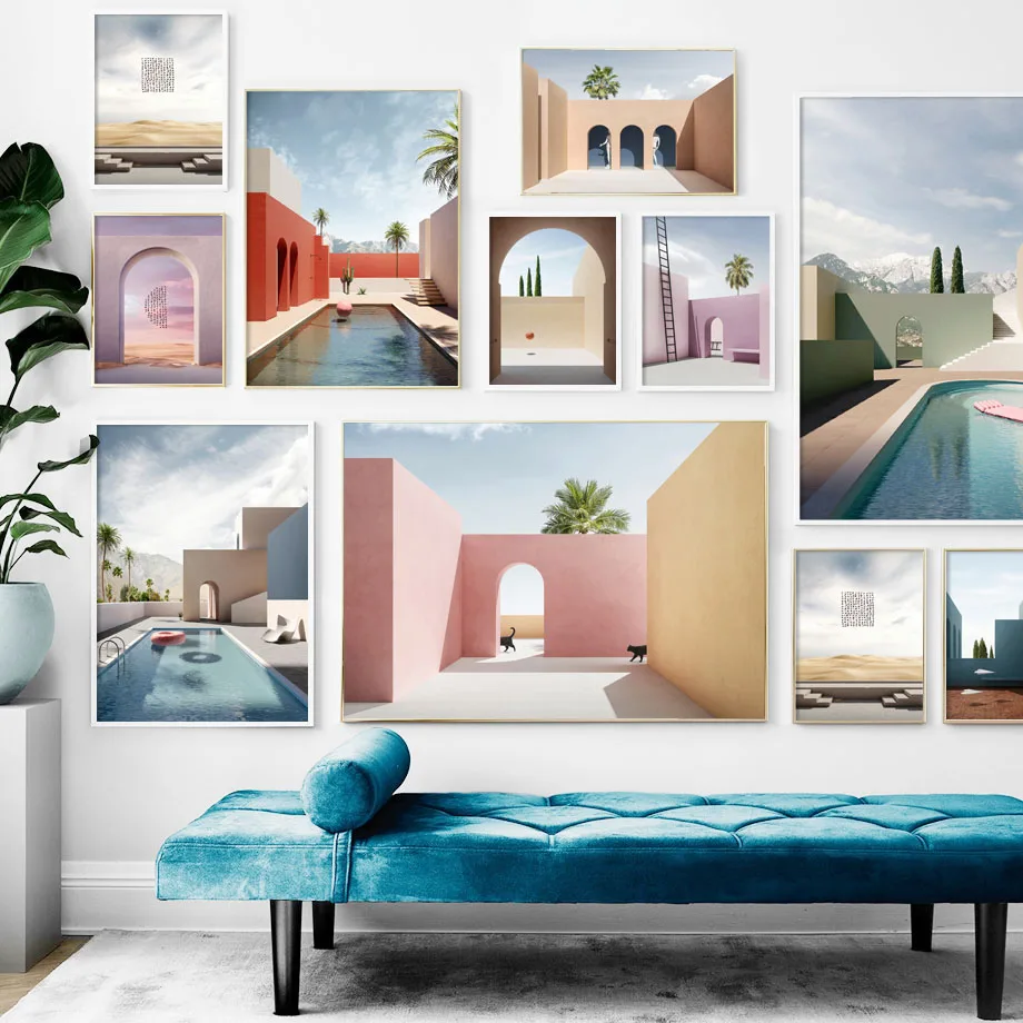 Palm Tree Swimming Pool Mountain Blue Sky Wall Art Canvas Painting Nordic Posters And Prints Wall Pictures For Living Room Decor 
Palm Tree Swimming Pool Mountain Blue Sky Wall Art Canvas Painting Nordic Posters And Prints Wall Pictures For Living Room Decor