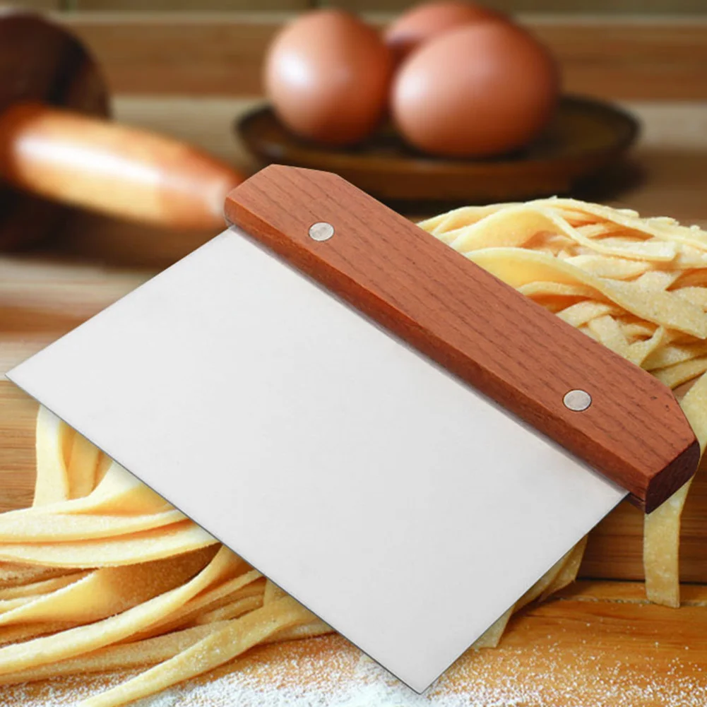 1Pcs Stainless Steel Metal Griddle Scraper Chopper - Great As Dough Cutter For Bread And Pizza Dough Baking Supplies
1Pcs Stainless Steel Metal Griddle Scraper Chopper - Great As Dough Cutter For Bread And Pizza Dough Baking Supplies