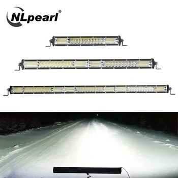 NLpearl Spotlight LED Light Bar Offroad 10" 20" 30" Inch 12V 24V LED Bar Work Light for 4x4 Truck Tractor Atv Boat Car Headlight
NLpearl Spotlight LED Light Bar Offroad 10" 20" 30" Inch 12V 24V LED Bar Work Light for 4x4 Truck Tractor Atv Boat Car Headlight