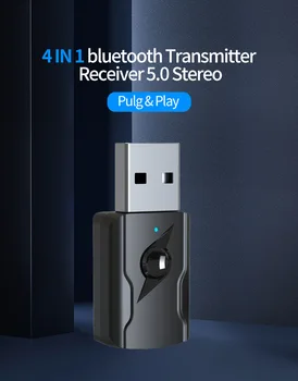 Bluetooth 5.0 Audio Transmitter CSR8675 aptX HD LL for PS4 PC Switch Wireless Sound Card Music Adapter Dual Connection
Bluetooth 5.0 Audio Transmitter CSR8675 aptX HD LL for PS4 PC Switch Wireless Sound Card Music Adapter Dual Connection