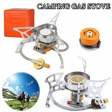 Outdoor Stove Outdoor Windproof Camping Gas Picnic Split Stove Ignition Adapter Alcohol Flame Equipment Tent Burner Detachable
Outdoor Stove Outdoor Windproof Camping Gas Picnic Split Stove Ignition Adapter Alcohol Flame Equipment Tent Burner Detachable
