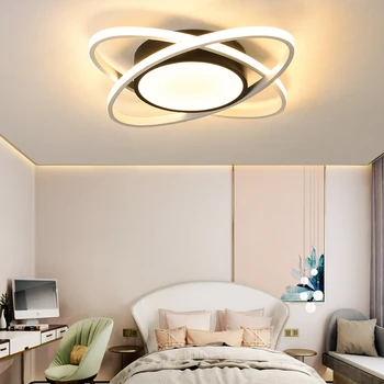 

Creative Modern led chandeliers ceiling for livingroom bedroom studyroom lustre led White+Black Color Modern chandelier lighting