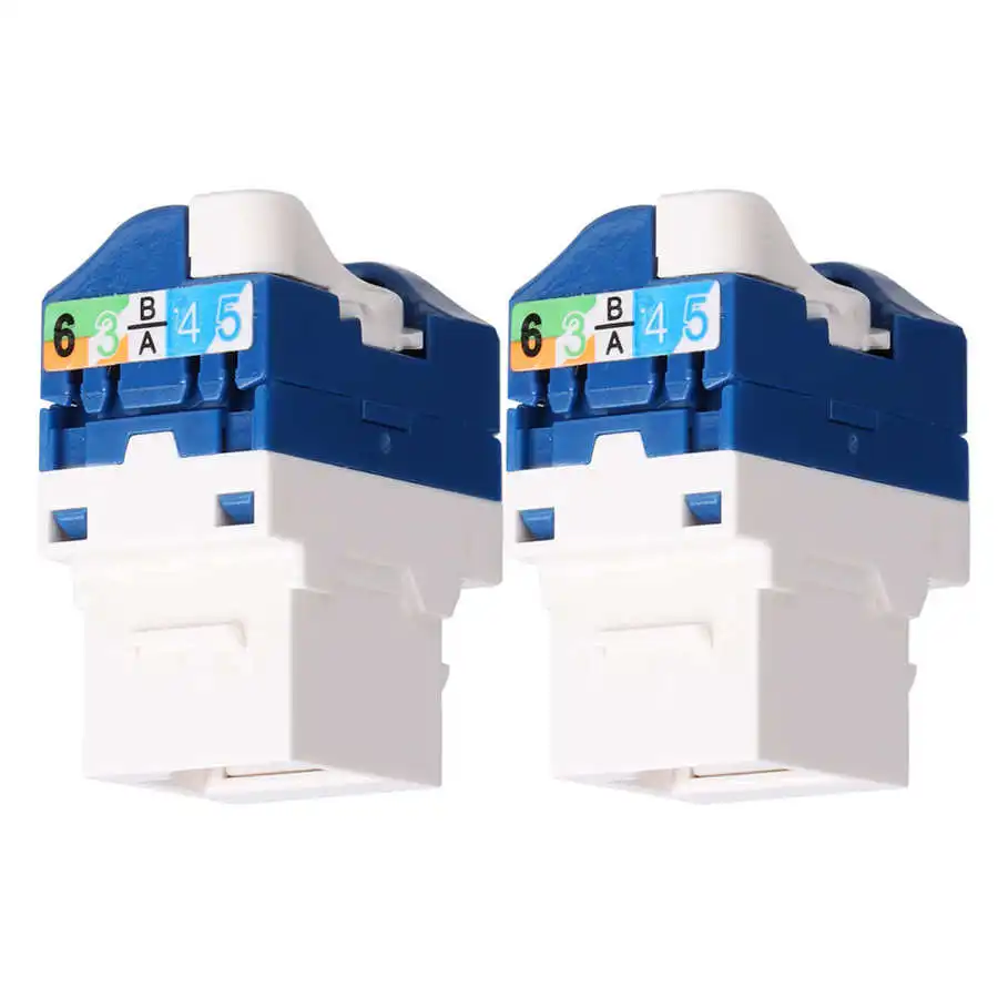 2pcs Networks Cable Connector Cat6 Networks Module Rotating RJ45 Networks Cable Information Connector Socket Adapter
2pcs Networks Cable Connector Cat6 Networks Module Rotating RJ45 Networks Cable Information Connector Socket Adapter