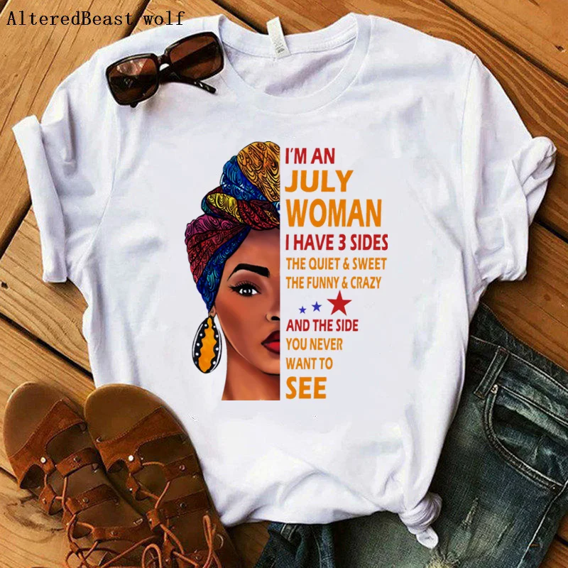 2020 I Am An July Women Summer New Fashion Casual T-Shirt Women Short Sleeve Black Cool Women T-shirt O-neck Top Tees
2020 I Am An July Women Summer New Fashion Casual T-Shirt Women Short Sleeve Black Cool Women T-shirt O-neck Top Tees