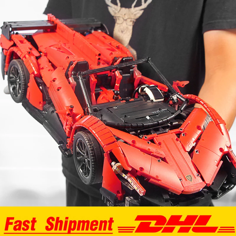 Mould King Technic 13079 App RC Car The New MOC-10559 Veneno Roadster With Motor Function Building Blocks Bricks Kids Rc Toys
Mould King Technic 13079 App RC Car The New MOC-10559 Veneno Roadster With Motor Function Building Blocks Bricks Kids Rc Toys