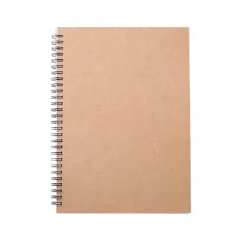 50 Sheets Retro Spiral Coil Sketchbook Kraft Paper Notebook Junk Journal Students Memo Sketch Pad Note Book Painting Supplies
50 Sheets Retro Spiral Coil Sketchbook Kraft Paper Notebook Junk Journal Students Memo Sketch Pad Note Book Painting Supplies