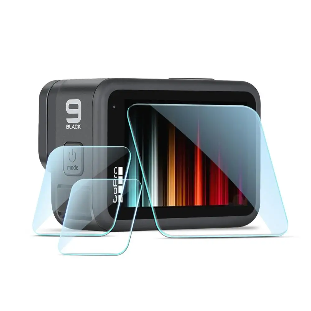 6Pcs Tempered Glass Screen + Lens Protector Film 2.5D Ultrathin Full Coverage for GoPro Hero 10 9 Black Camera Accessories
6Pcs Tempered Glass Screen + Lens Protector Film 2.5D Ultrathin Full Coverage for GoPro Hero 10 9 Black Camera Accessories
