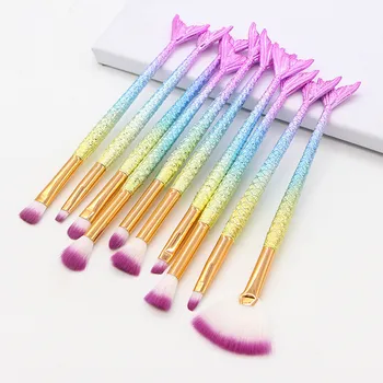 10 Pcs New Fashion Makeup Brushes Set Powder Foundation Blush Eyeshadow Eyebrow Eyelash Professional Fish Tail Makeup Brushes
10 Pcs New Fashion Makeup Brushes Set Powder Foundation Blush Eyeshadow Eyebrow Eyelash Professional Fish Tail Makeup Brushes