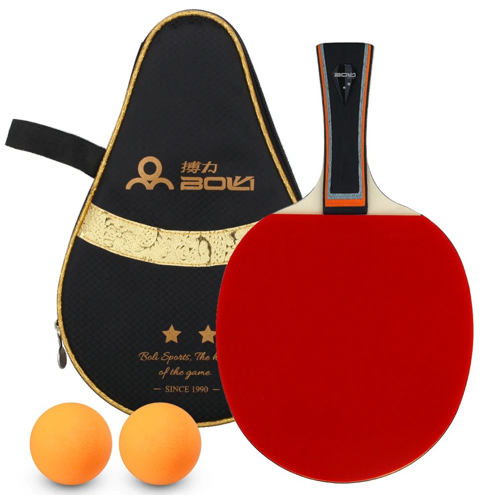 Ball Racket Table Tennis Racket 2 Star Ping Pong Bat Double-sided Rubber Table Tennis Bat Ping Pong Paddle Racket Set
Ball Racket Table Tennis Racket 2 Star Ping Pong Bat Double-sided Rubber Table Tennis Bat Ping Pong Paddle Racket Set