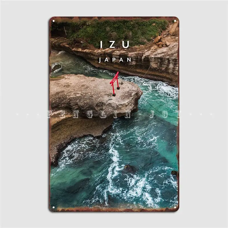 

Izu Beach Japan Poster Metal Plaque Cinema Plates Wall Mural Retro Tin Sign Poster