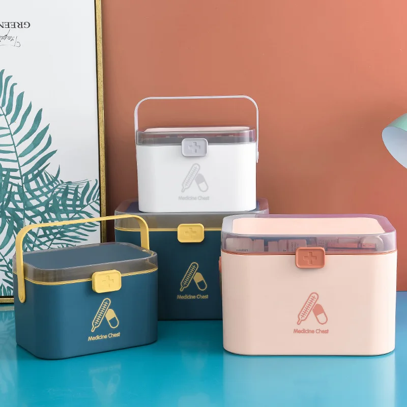 Household Pp Material Solid Color Medicine Box Portable Large Capacity Home Care First Aid Multi-layer Medicine Storage Box 2020
Household Pp Material Solid Color Medicine Box Portable Large Capacity Home Care First Aid Multi-layer Medicine Storage Box 2020