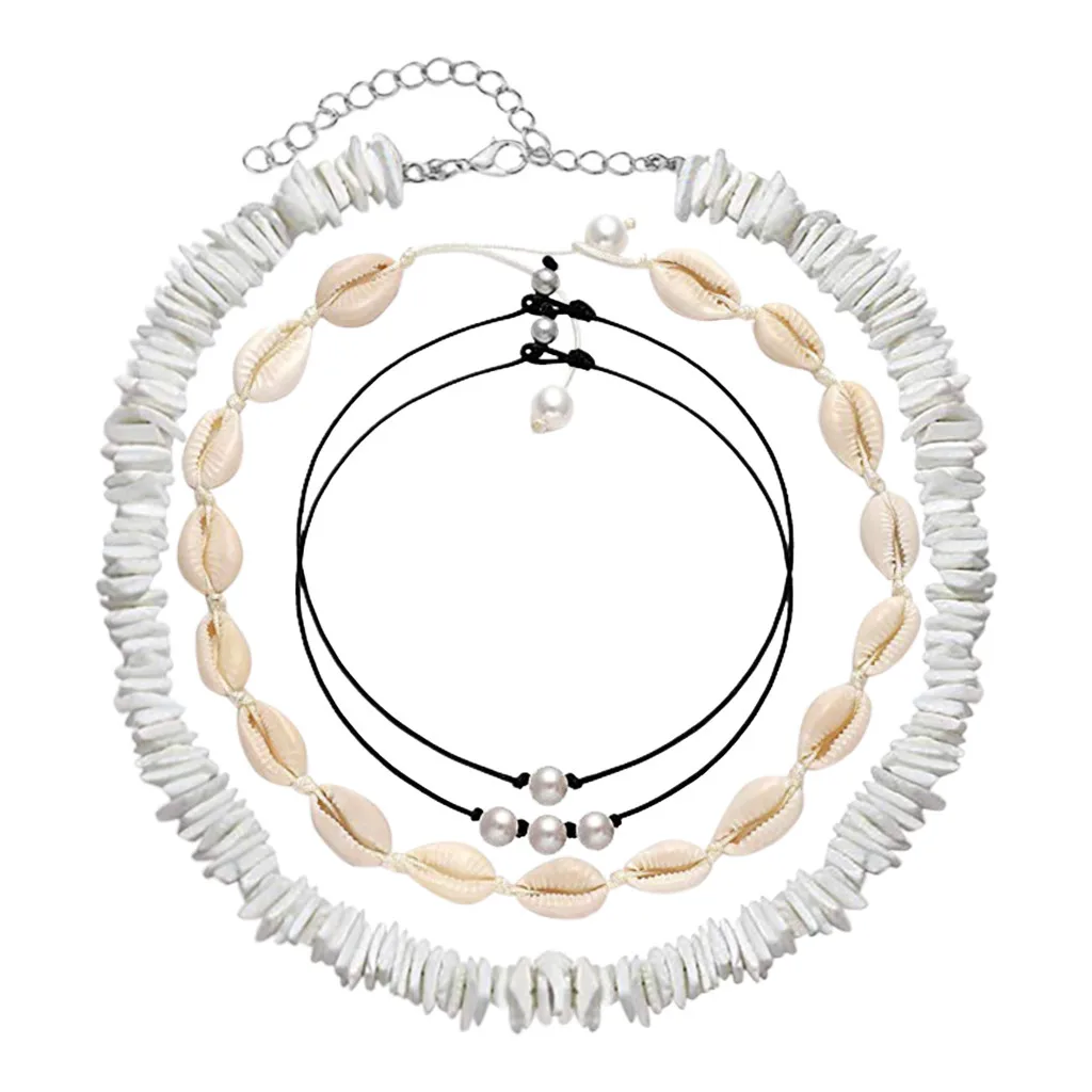 Fashion Shell Pearl Choker Necklace for Women Hawaiian Sea shells Pearl Necklace Vintage Bohemian Necklace cadenas mujer 2019
Fashion Shell Pearl Choker Necklace for Women Hawaiian Sea shells Pearl Necklace Vintage Bohemian Necklace cadenas mujer 2019