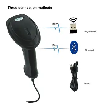 TEKLEAD Wireless Hnadheld Barcode Scanner Bluetooth for Tablet Phone Android ios for Supermarket office Automatic Scan
TEKLEAD Wireless Hnadheld Barcode Scanner Bluetooth for Tablet Phone Android ios for Supermarket office Automatic Scan