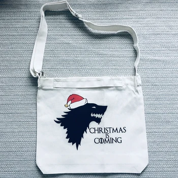 Christmas Is Coming Direwolf Hand Bag Shoulder Bag Women Men Boys Girls Bag Shopper Tote Canvas Bag GOT Fans Gift
Christmas Is Coming Direwolf Hand Bag Shoulder Bag Women Men Boys Girls Bag Shopper Tote Canvas Bag GOT Fans Gift