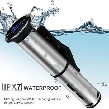 Sous Vide Cooker Stainless Steel IPX7 Waterproof High Precise Led Vacuum Touch Screen Food Immersion Circulator Digital Display
Sous Vide Cooker Stainless Steel IPX7 Waterproof High Precise Led Vacuum Touch Screen Food Immersion Circulator Digital Display