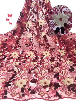 Latest Dark Purple French Mesh Sequins Lace Fabric 2019 Nigerian Wedding Lace Fabric High Quality African Lace Fabric
Latest Dark Purple French Mesh Sequins Lace Fabric 2019 Nigerian Wedding Lace Fabric High Quality African Lace Fabric