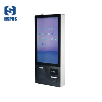 Vertical wall self-service terminal restaurant self service ordering kiosk with terminal pos payment system HS-W215
Vertical wall self-service terminal restaurant self service ordering kiosk with terminal pos payment system HS-W215