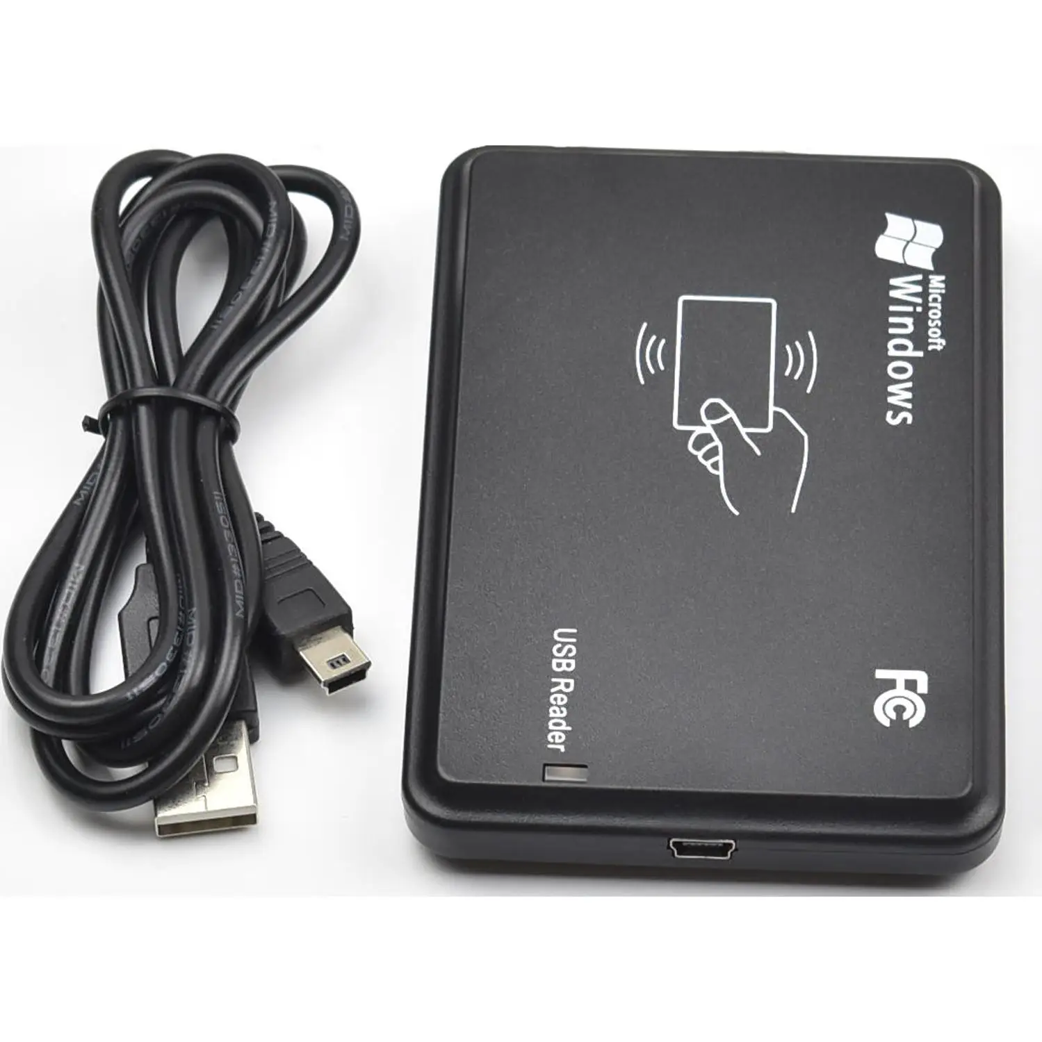 13 56 МГц черный USB близость Сенсор Смарт RFID карта NFC IC ридер 14443A с кабель не нужен