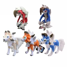 

26-30cm Pokemon Anime Lycanroc 5 Styles Shiny Lyc Werewolf Wolf Plush Doll Peluche Soft Stuffed Toys For children Kids Gift