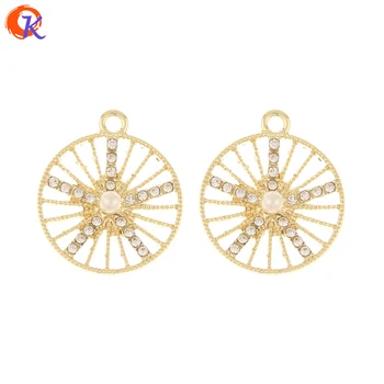 Cordial Design 50Pcs 19*22MM Jewelry Accessories/Hand Made/Rhinestone Charms/Round Shape/Pendant/DIY Making/Earring Findings 
Cordial Design 50Pcs 19*22MM Jewelry Accessories/Hand Made/Rhinestone Charms/Round Shape/Pendant/DIY Making/Earring Findings