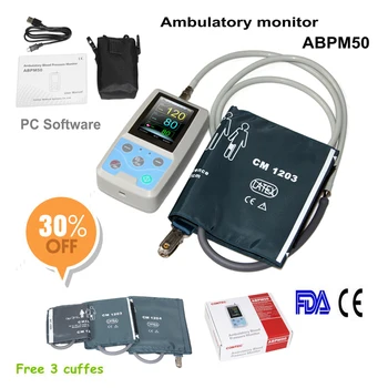 ABPM50 24 hours Ambulatory Blood Pressure Monitor Holter ABPM Holter BP Monitor with software contec
ABPM50 24 hours Ambulatory Blood Pressure Monitor Holter ABPM Holter BP Monitor with software contec