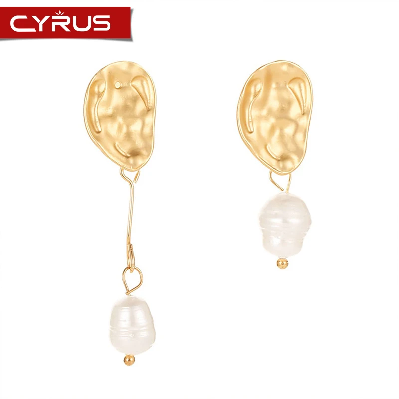 2019 Korean Natural Freshwater Pearl Earrings for Women Asymmetric Irregular Gold Color Dangle Earrings Mujer Boho Jewelry Gift
2019 Korean Natural Freshwater Pearl Earrings for Women Asymmetric Irregular Gold Color Dangle Earrings Mujer Boho Jewelry Gift