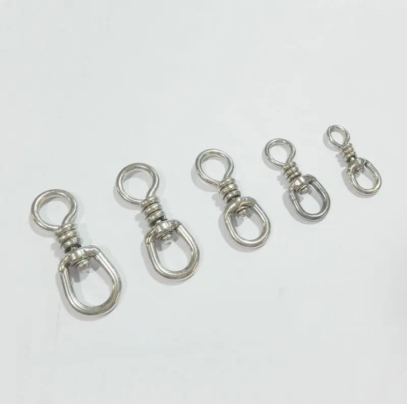 304 Stainless Steel Single Wrap Swivel Double Swivel Gimbal Ring Fishing Iron Plate Connector Angling Supplies Fishing Accessori
304 Stainless Steel Single Wrap Swivel Double Swivel Gimbal Ring Fishing Iron Plate Connector Angling Supplies Fishing Accessori