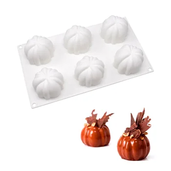 

Silicon Mold Pumpkin Shape Mousse Cake Molds Baking Tools Silicon Mould For DIY Chocolate Jelly Pudding