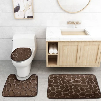 3 Pcs/Set Bathroom Bath Mat Set Toilet Rugs Flannel Anti-slip 50x80cm Absorbent Bathroom Carpet Toilet Lid Cover Shower Room Rug
3 Pcs/Set Bathroom Bath Mat Set Toilet Rugs Flannel Anti-slip 50x80cm Absorbent Bathroom Carpet Toilet Lid Cover Shower Room Rug