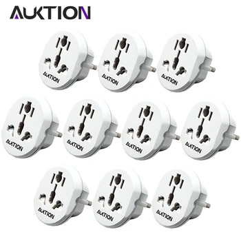AUKTION 10Pcs/Lot Universal EU Plug Adapter 16A Electrical Plug Converter AC 250V Travel Charger Wall Power Adapter For US UK AU
AUKTION 10Pcs/Lot Universal EU Plug Adapter 16A Electrical Plug Converter AC 250V Travel Charger Wall Power Adapter For US UK AU