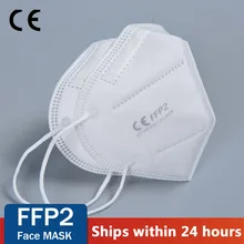 Snelle Verzending KN95 Herbruikbare Gezichtsmasker Met Filter 5-Lagen Stofmasker FFP2 Mond Maskers Beschermende Masker Filter Mond cover(China)