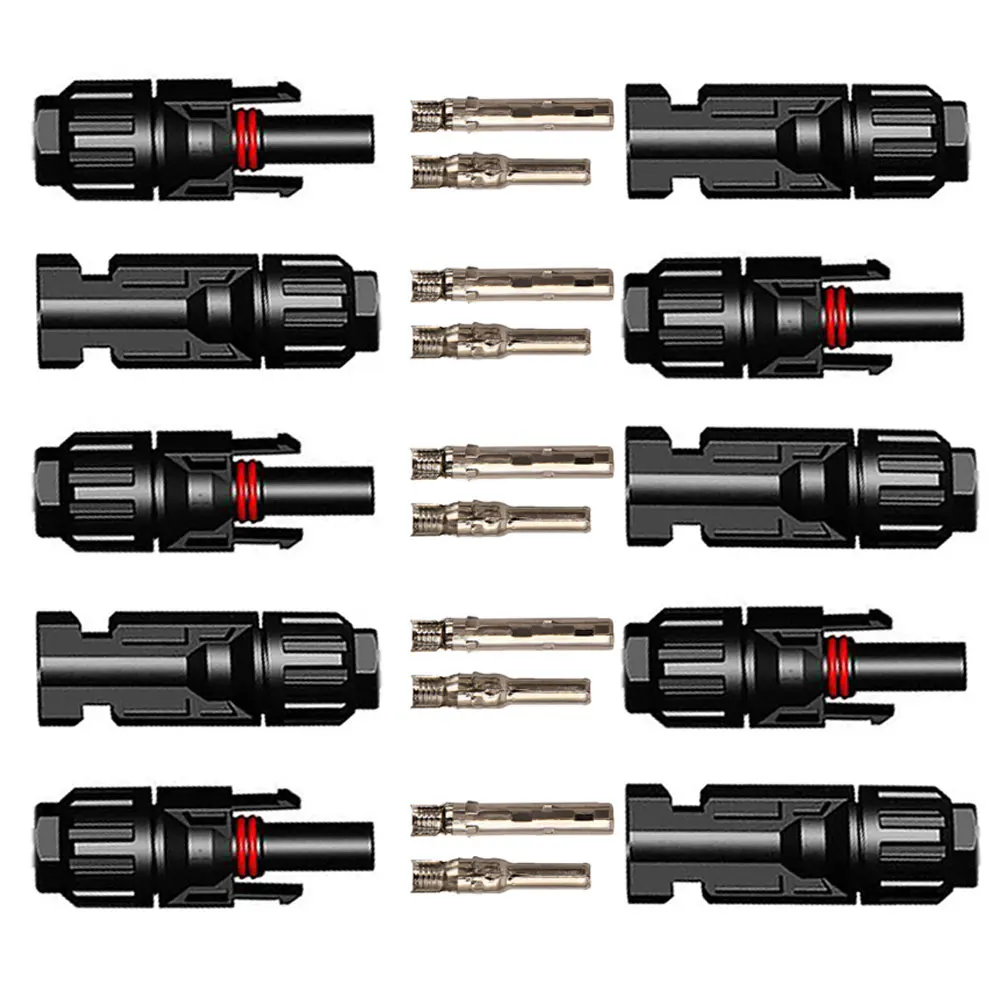 Solar Connectors Photovoltaic PV Connectors Waterproof Solar Panel Connector Male and Female 5 Pairs in One Parcel.
Solar Connectors Photovoltaic PV Connectors Waterproof Solar Panel Connector Male and Female 5 Pairs in One Parcel.