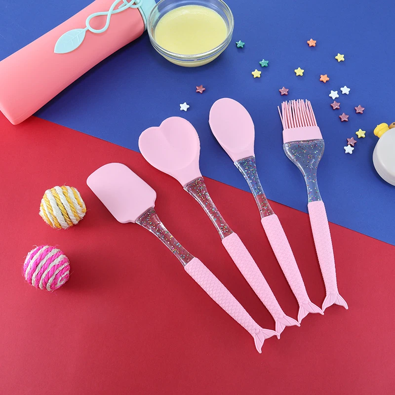 4Pcs/set Heat Resistant Silicone Cooking Tools Baking Pastry Tools Spatula Spoon BBQ Oil Brush Cake Scraper Kitchen Cookice
4Pcs/set Heat Resistant Silicone Cooking Tools Baking Pastry Tools Spatula Spoon BBQ Oil Brush Cake Scraper Kitchen Cookice