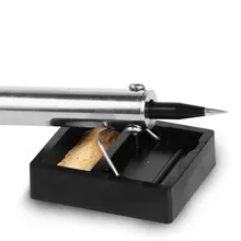 Electric Soldering Iron Stand Holder with Welding Cleaning Sponge Pads Generic High Temperature Resistance Support Frame Bracket 
Electric Soldering Iron Stand Holder with Welding Cleaning Sponge Pads Generic High Temperature Resistance Support Frame Bracket