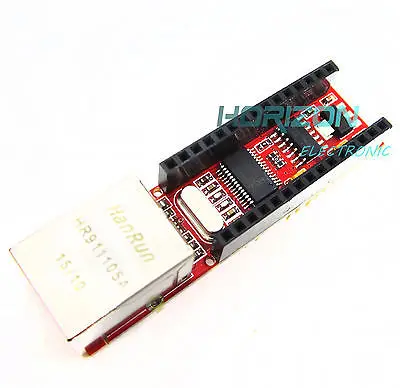 Плата для Arduino Nano V3.0 плата ENC28J60 Ethernet HR911105A экран RJ45 веб-сервер модуль | Электроника