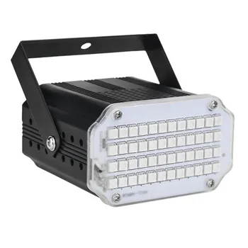 Mini DJ Light RGB Strobe Light Party 48 LED Stroboscope Lamp Projector Disco Holiday Sound Activated Flash Stage Lighting Effect
Mini DJ Light RGB Strobe Light Party 48 LED Stroboscope Lamp Projector Disco Holiday Sound Activated Flash Stage Lighting Effect