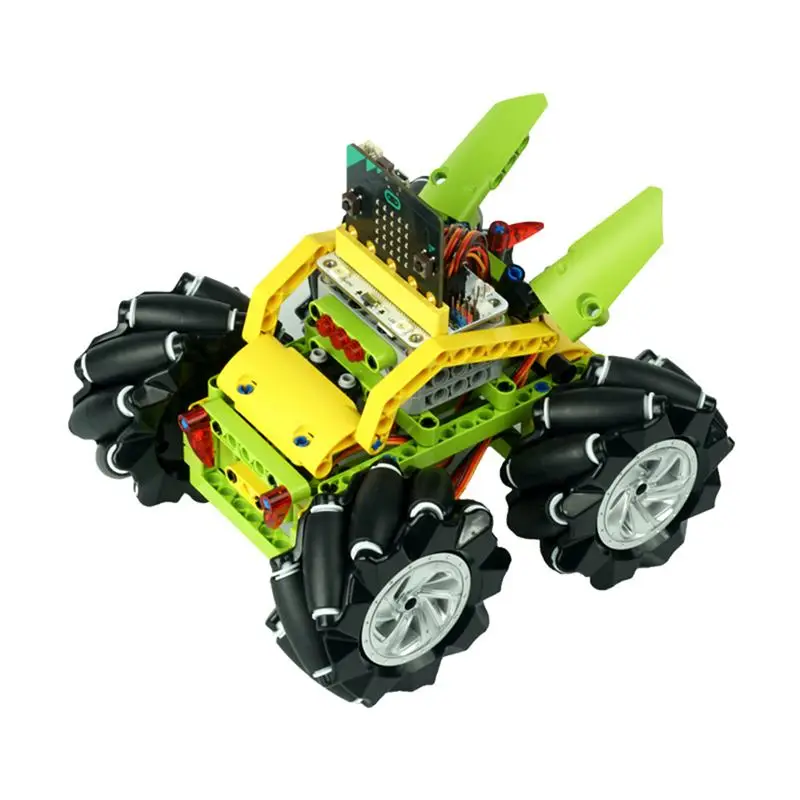 ELECFREAKS DIY Micro:bit Graphic Program Stick Control Smart RC Robot Car With 80mm Omni Wheels Compatible With
ELECFREAKS DIY Micro:bit Graphic Program Stick Control Smart RC Robot Car With 80mm Omni Wheels Compatible With