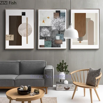 Triptych HD Inkjet Decorative Paintings Framed Abstract Geometric Paint Crafts Hanging Picture Solid Wood Frame Mural Home Decor
Triptych HD Inkjet Decorative Paintings Framed Abstract Geometric Paint Crafts Hanging Picture Solid Wood Frame Mural Home Decor