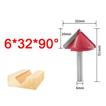90 Degree Engraving V Groove Bit Tungsten Steel CNC Router Engraving Wood Working Tool Milling Cutter Machine Accessories 
90 Degree Engraving V Groove Bit Tungsten Steel CNC Router Engraving Wood Working Tool Milling Cutter Machine Accessories