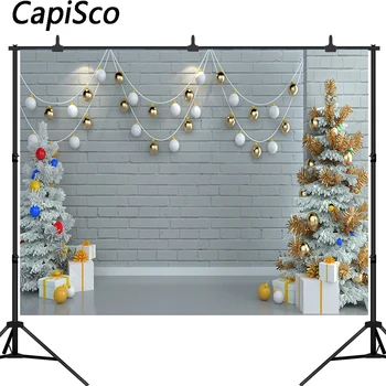 Capisco photography backdrop Christmas tree decorations brick wall gift backgrounds for photo studio photocall photobooth props 
Capisco photography backdrop Christmas tree decorations brick wall gift backgrounds for photo studio photocall photobooth props