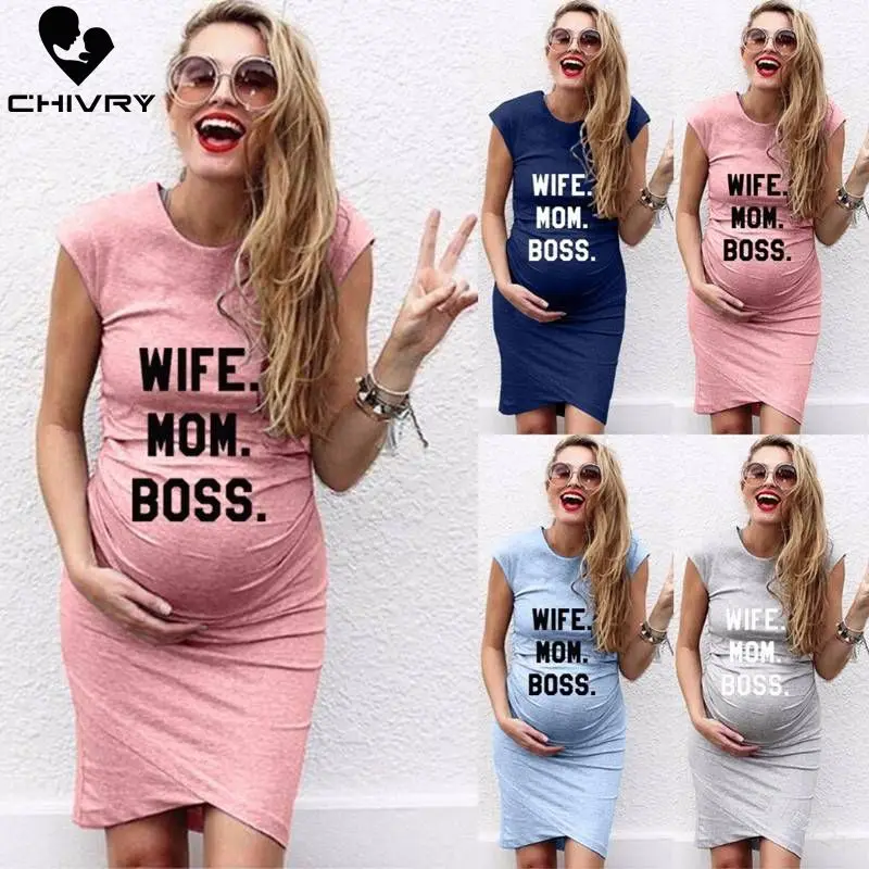 Chivry 2020 Fashion Women Maternity Dress Sleeveless Pregnancy Dress Letter Print Dress Creative Pregnant Women Dresses Vestidos 
Chivry 2020 Fashion Women Maternity Dress Sleeveless Pregnancy Dress Letter Print Dress Creative Pregnant Women Dresses Vestidos