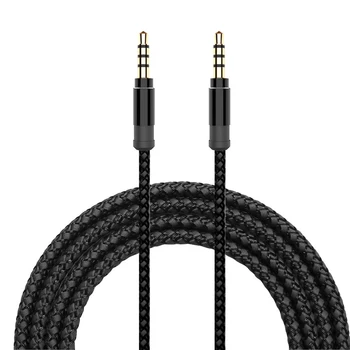 3 meter 4pole high-grade braided metal audio cable 3.5mm AUX audio cable for car &Karaoke microphone
3 meter 4pole high-grade braided metal audio cable 3.5mm AUX audio cable for car &Karaoke microphone