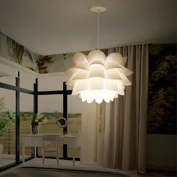 DIY Puzzle Light AC110-240V PVC Lotus Chandelier Lampshade Living Room Nordic Durable Ceiling Chandelier Loft Hanglamp
DIY Puzzle Light AC110-240V PVC Lotus Chandelier Lampshade Living Room Nordic Durable Ceiling Chandelier Loft Hanglamp