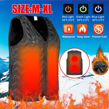 Slim type Men Outdoor Heating Down Sleeveless Vest Jacket USB Intelligent Lightweight Warm Heated Jacket Vest Winter Body Warmer
Slim type Men Outdoor Heating Down Sleeveless Vest Jacket USB Intelligent Lightweight Warm Heated Jacket Vest Winter Body Warmer