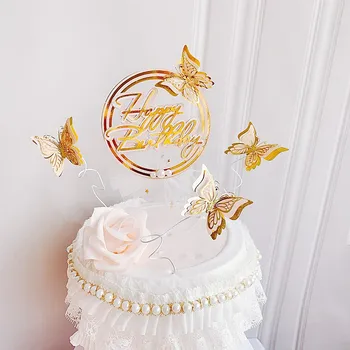 New Butterfly Happy Birthday Cake Topper Cute Acrylic Cake Topper For Gilrs Kids Birthday Party Cake Decorations Baby Shower
New Butterfly Happy Birthday Cake Topper Cute Acrylic Cake Topper For Gilrs Kids Birthday Party Cake Decorations Baby Shower