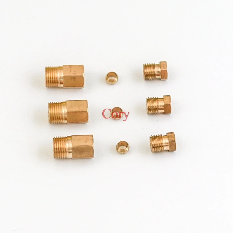 1PC Compression Ferrule Tube hexagon nipple 4 6 8mm OD Tube Connector Machine tool lubrication Brass oil Pipe Fitting adapter
1PC Compression Ferrule Tube hexagon nipple 4 6 8mm OD Tube Connector Machine tool lubrication Brass oil Pipe Fitting adapter