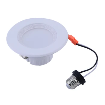 790 Lumens DownLight Trim 13W LED Recessed Dimmable 4 Inch Retrofit Kit Down Light 120 Degrees Beam Angle E26 Base Type
790 Lumens DownLight Trim 13W LED Recessed Dimmable 4 Inch Retrofit Kit Down Light 120 Degrees Beam Angle E26 Base Type