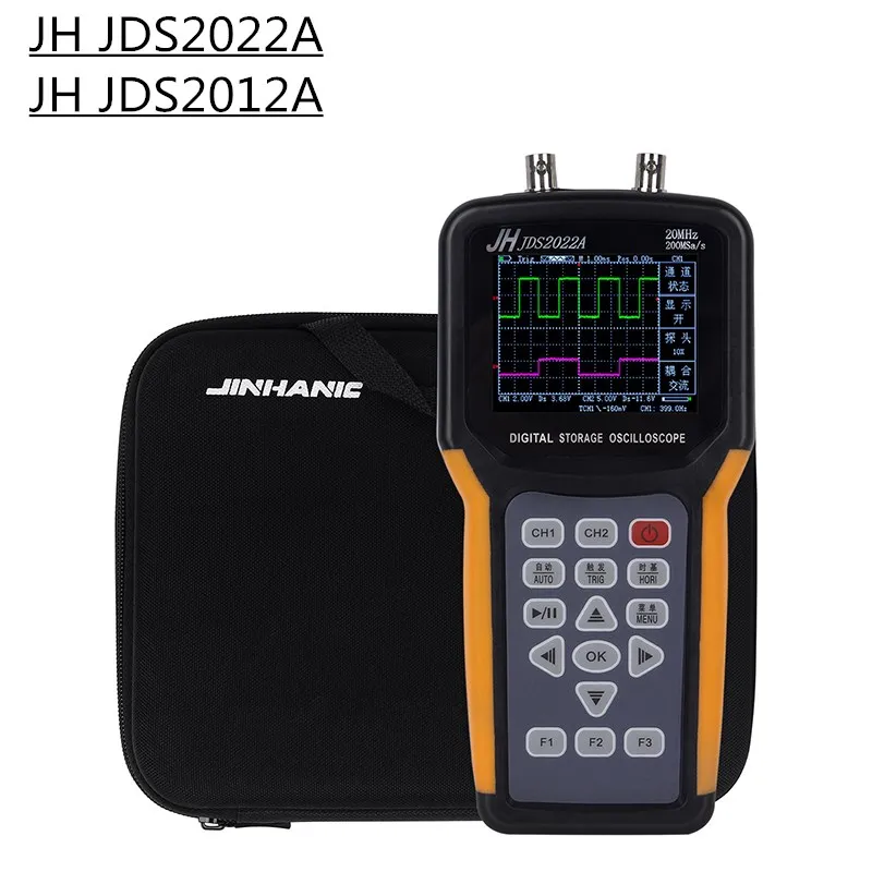 JH 3.0 - 4.9 Inches Screen Professional Digital Oscilloscope 200MSa/s Sampling Rate 20MHz Diode measurements JH JDS2022A
JH 3.0 - 4.9 Inches Screen Professional Digital Oscilloscope 200MSa/s Sampling Rate 20MHz Diode measurements JH JDS2022A