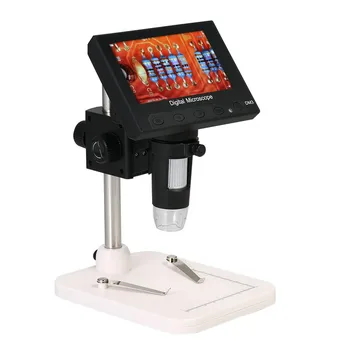 500X Magnification 4.3" LCD Display Portable Microscope LED Digital Magnifier with Holder for Circuit Board Soldering Tool
500X Magnification 4.3" LCD Display Portable Microscope LED Digital Magnifier with Holder for Circuit Board Soldering Tool