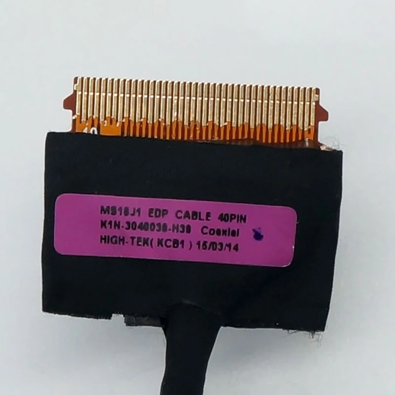 Screen cable for MSI GE62 MS-16J1 K1N-3040036-H39 40PIN 1920*1080 New LCD Video Cable Screen cable for MSI GE62 MS-16J1 K1N-3040036-H39 40PIN 1920*1080 New LCD Video Cable